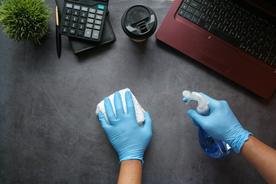 Limpeza técnica profissional de escritório